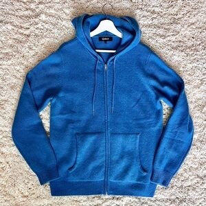 Quince Cashmere Zip Hoodie